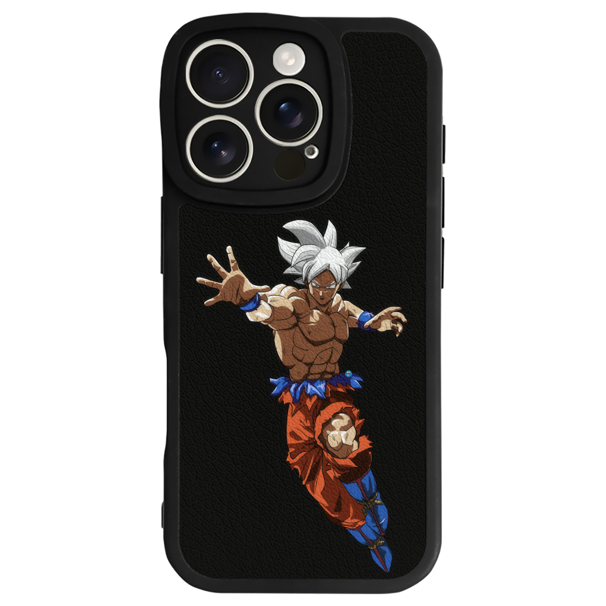 （画像用） ドラゴンボール 孫悟空（そん ごくう）Son Goku カカロット DRAGON BALL Kakarotto 【iPhone 16シリーズ対応】シリコンスマホケース（レザー調） 材質：シリコン